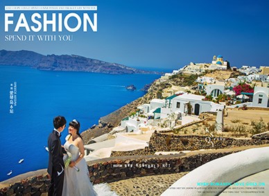 希腊婚拍蜜月,希腊婚纱照,海外欧洲婚纱摄影,欧洲婚礼场地拍摄工作室,希腊爱情教堂婚礼